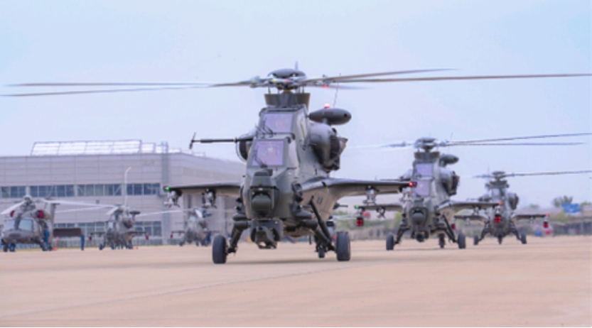 陆军多型直升机顺利转场天津 第七届直博会飞行盛宴拉开序幕